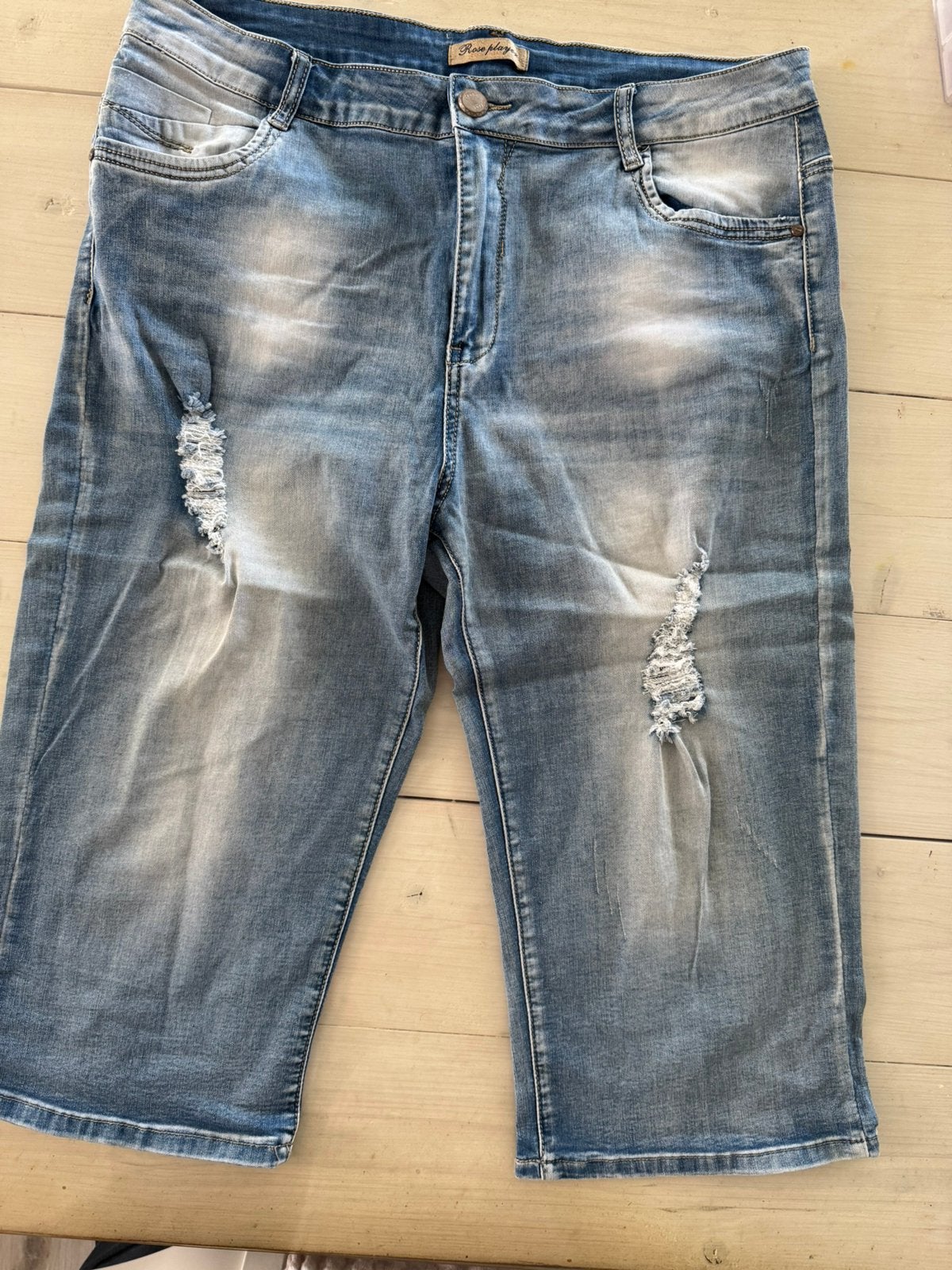Rose Player Jeans Capri Broek Maat 46, Ophalen of Verzenden, Gedragen, Blauw, Overige jeansmaten
