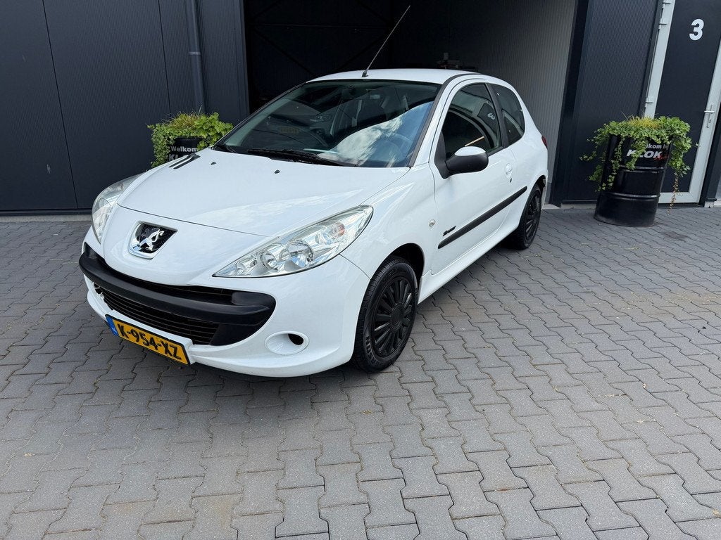 Peugeot 206 + 1.4 Millesim 200, Auto's, Voorwielaandrijving, Stof, 4 cilinders, Wit