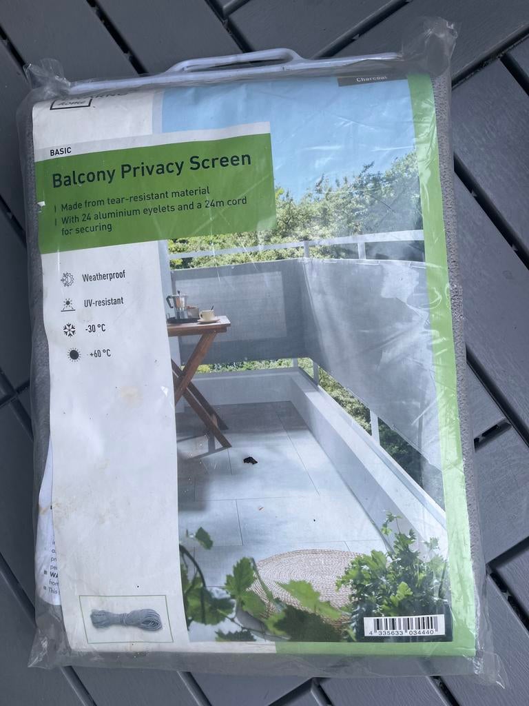 Balkon Privacyscherm - Scheurvast & UV-bestendig, Ophalen of Verzenden, Nieuw