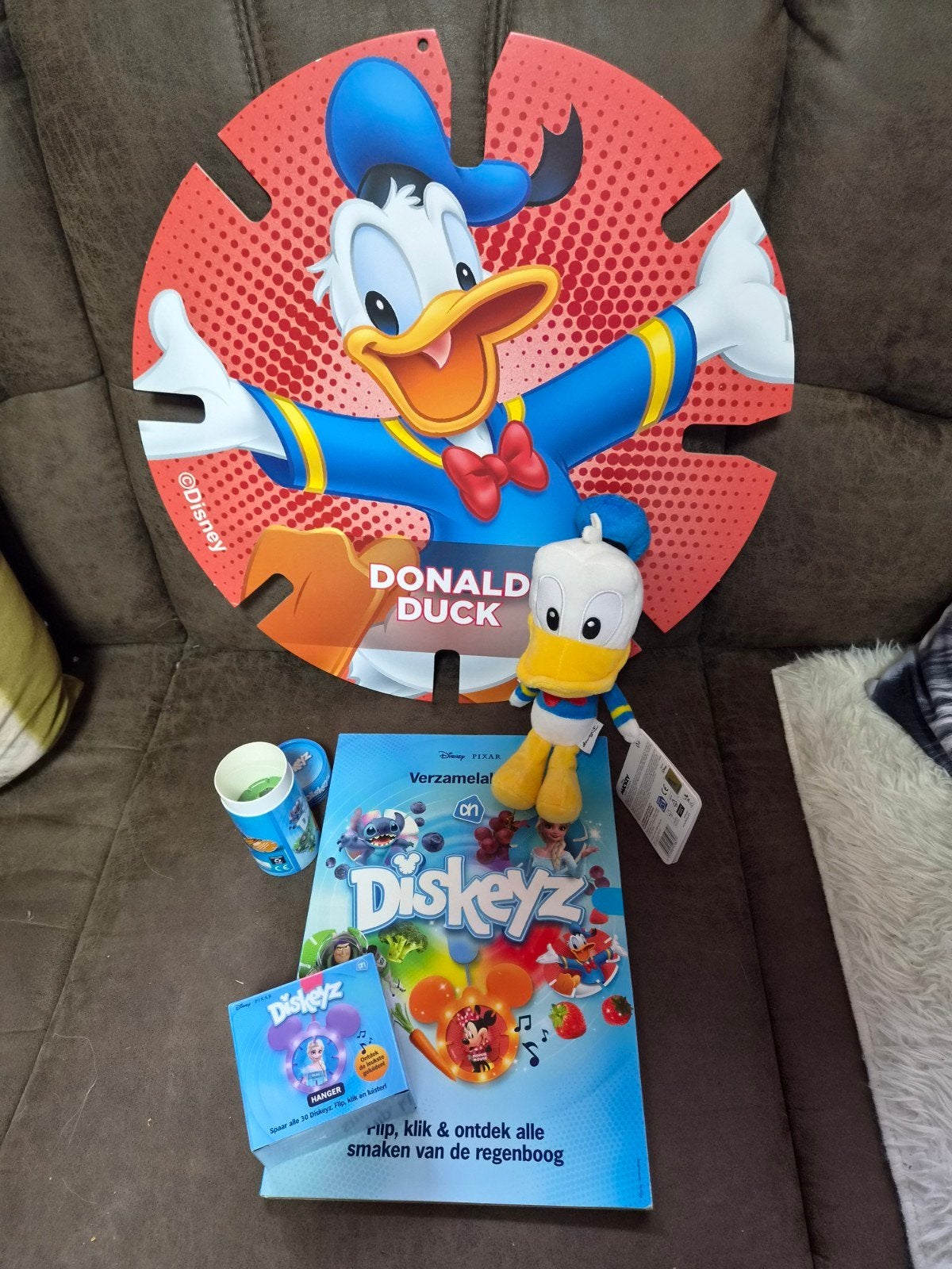 complete set van Disney Donald Duck, Lidl, Ophalen