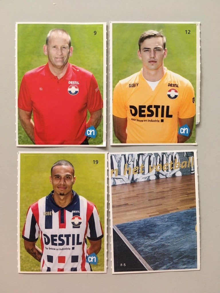 AH Willem II voetbalplaatjes , Verzamelen, Sportartikelen en Voetbal, Gebruikt, Poster, Plaatje of Sticker, Willem II, Ophalen of Verzenden