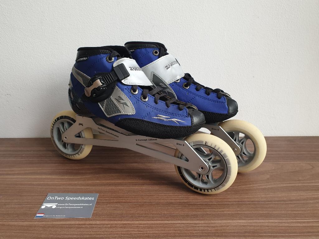 OnTwo Speedskates met Zandstra 1144 schoen mt. 39, Sport en Fitness, Skeelers, Overige merken, Overige typen, Nieuw, Kinderen