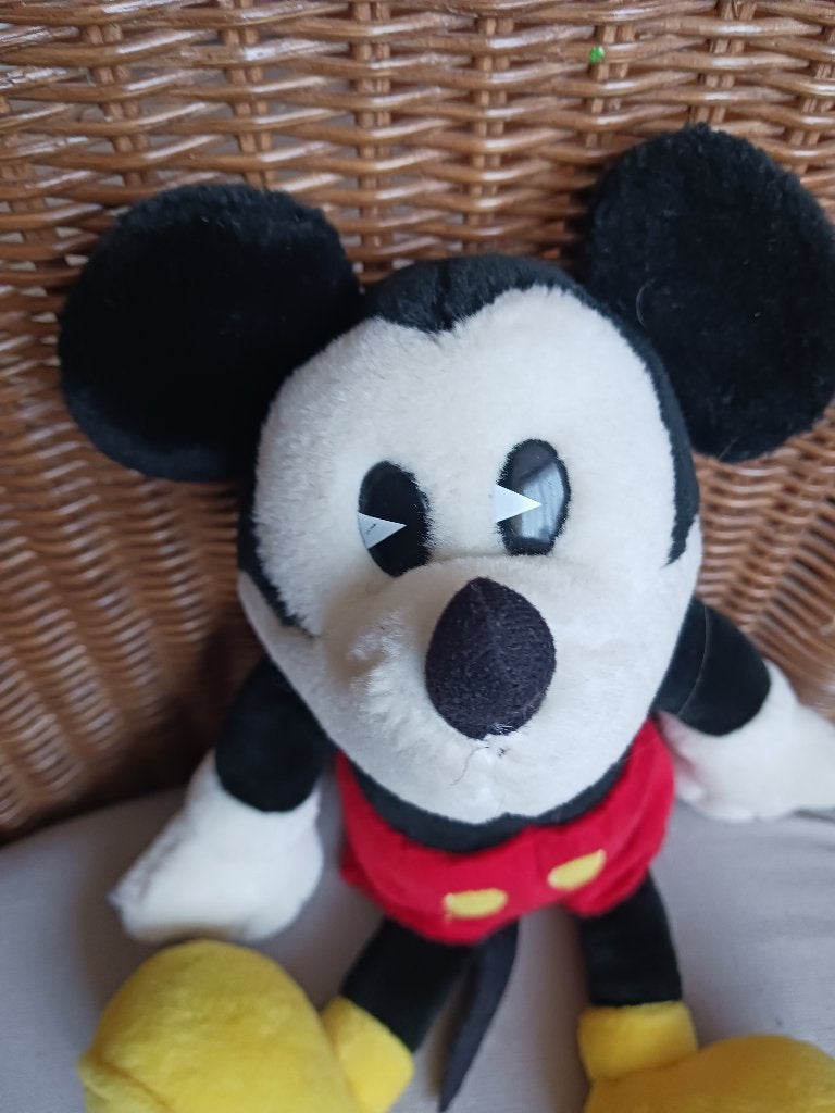 Vintage Mickey Mouse knuffels, Verzamelen, Disney, Ophalen of Verzenden, Mickey Mouse, Zo goed als nieuw, Knuffel