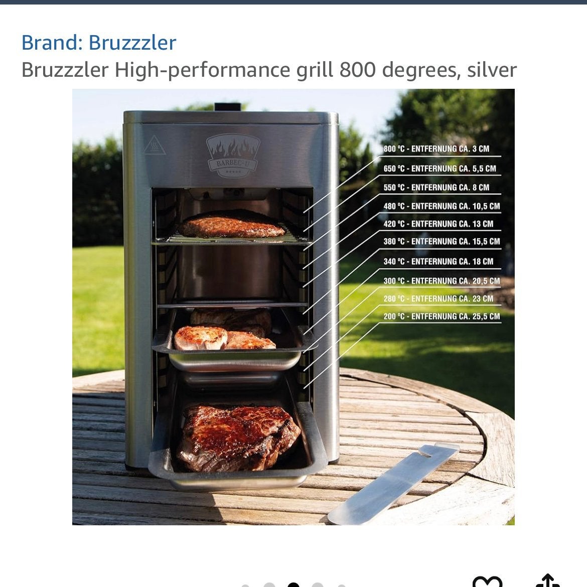 Bruzzzler High-performance grill 800 degrees,, Ophalen, Nieuw