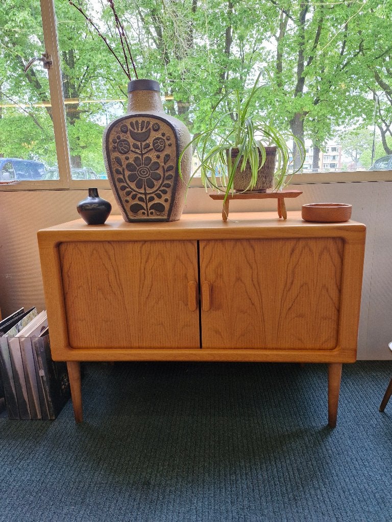 Vintage Deens design kast / dressoir Silkeborg tamboer, Ophalen, Silkeborg, ., Zo goed als nieuw
