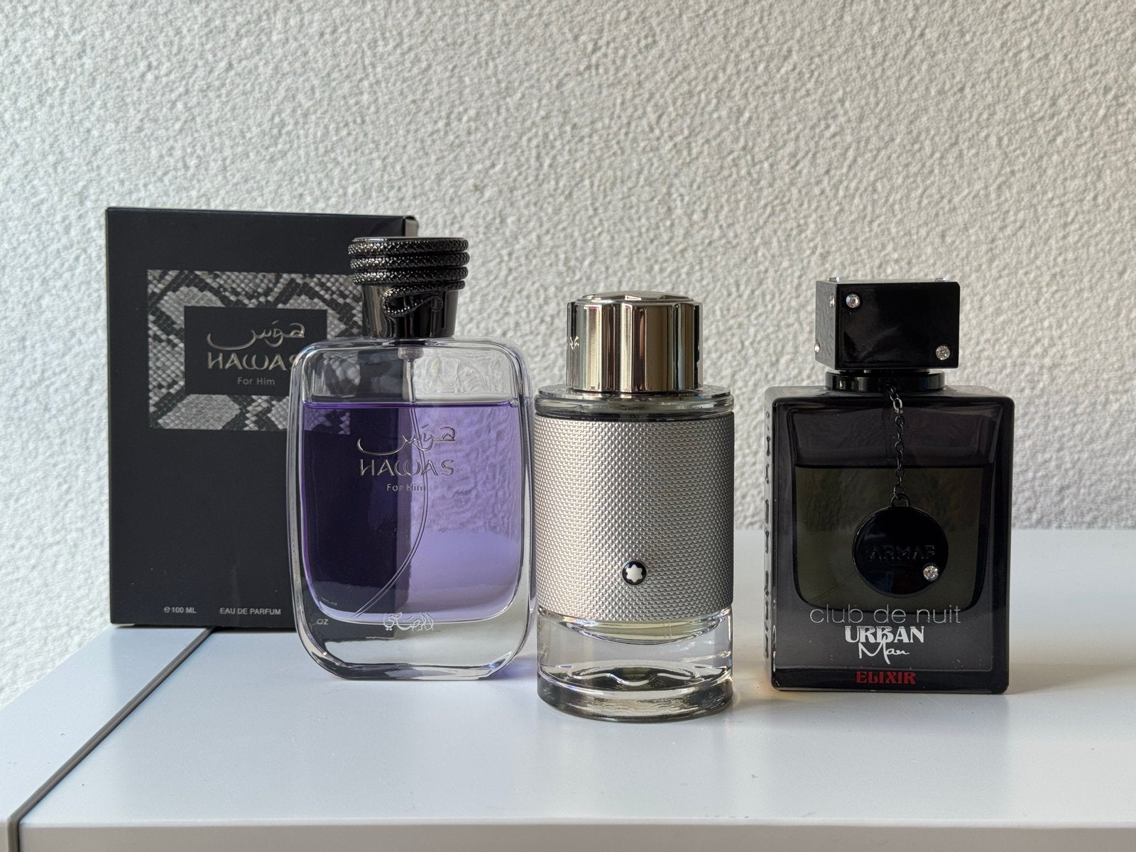 Parfum collectie deal: Hawas, Armaf & Montblanc, Ophalen of Verzenden, Gebruikt