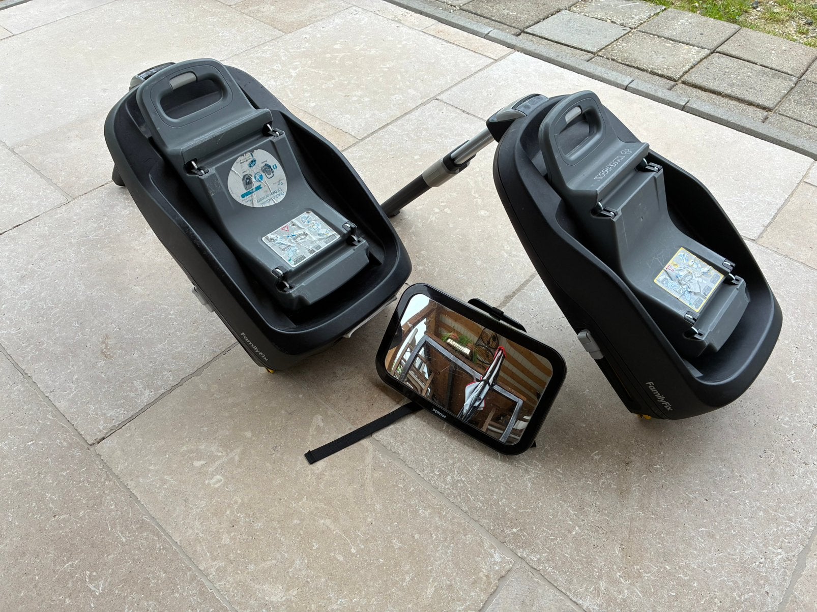 2x Maxi cosi family fix, Ophalen, Gebruikt, Isofix, 0 t/m 13 kg