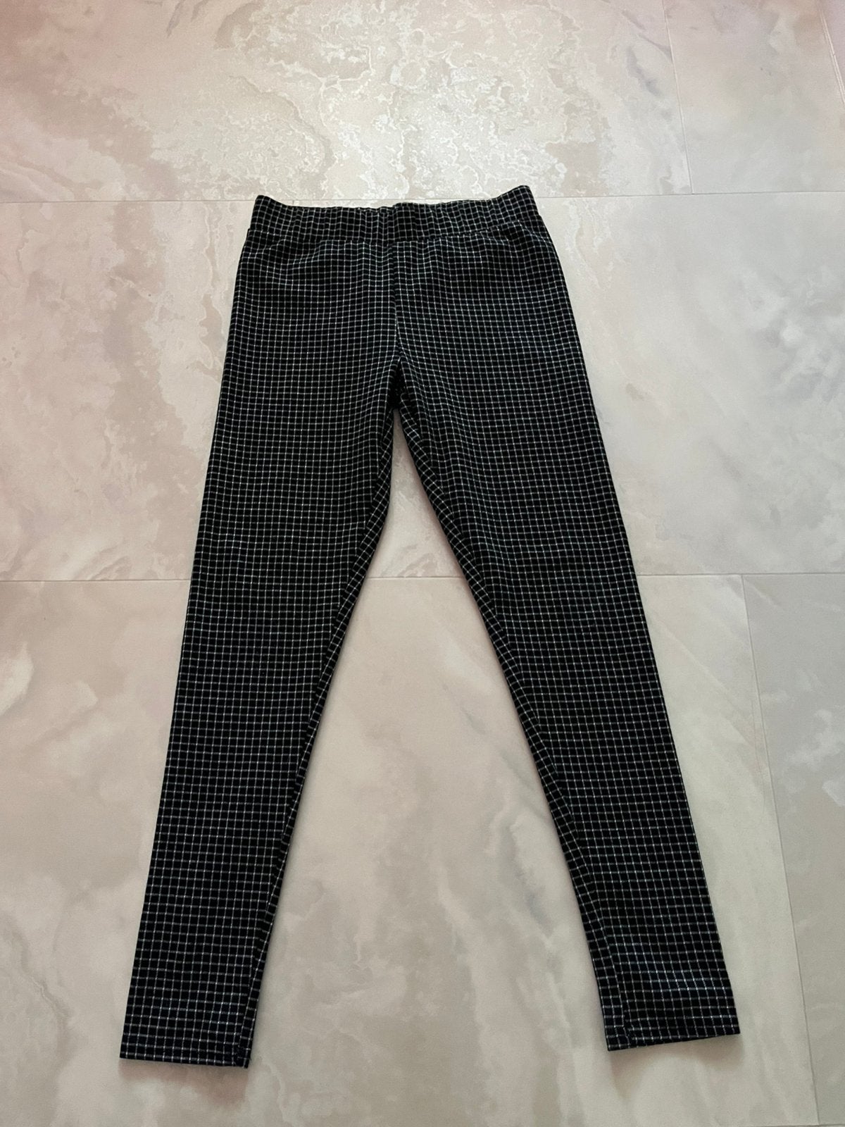 Zwarte geruite legging – Page one Young maat 146/152, Maat 36/38 (S), Zwart, Zo goed als nieuw, Legging