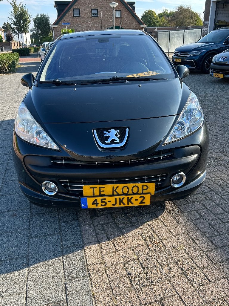 Peugeot 207 1.6 THP 16V Turbo 3DRS 2009 Zwart, Auto's, Voorwielaandrijving, Stof, Zwart, 4 cilinders