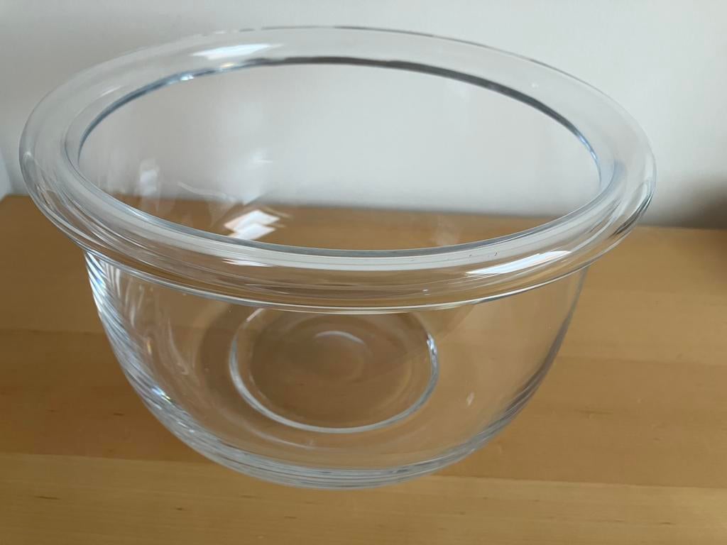 Glazen plantenschaal, Tuin en Terras, Ophalen, Overige materialen, Gebruikt, Rond