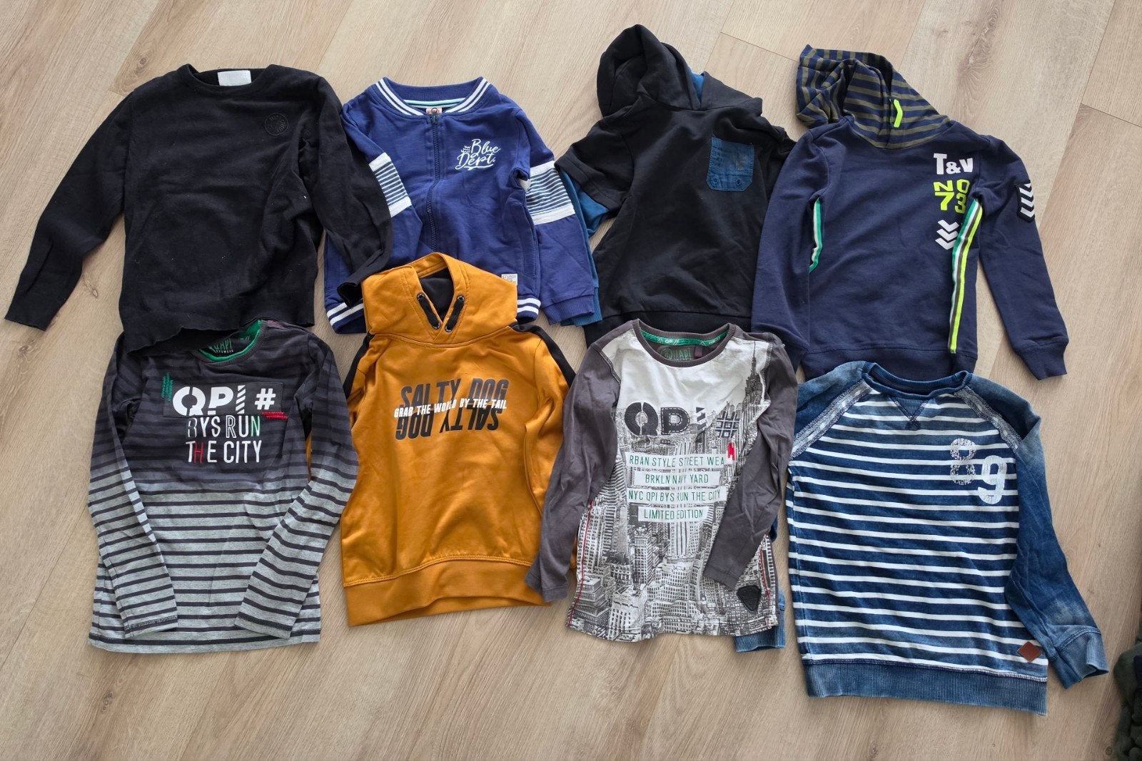 Merkkleding Jongens Maat 110 (Quapi, Salty Dog, Vingino), Gebruikt, Quapi, Salty Dog, Vingino, Ophalen of Verzenden, Setje