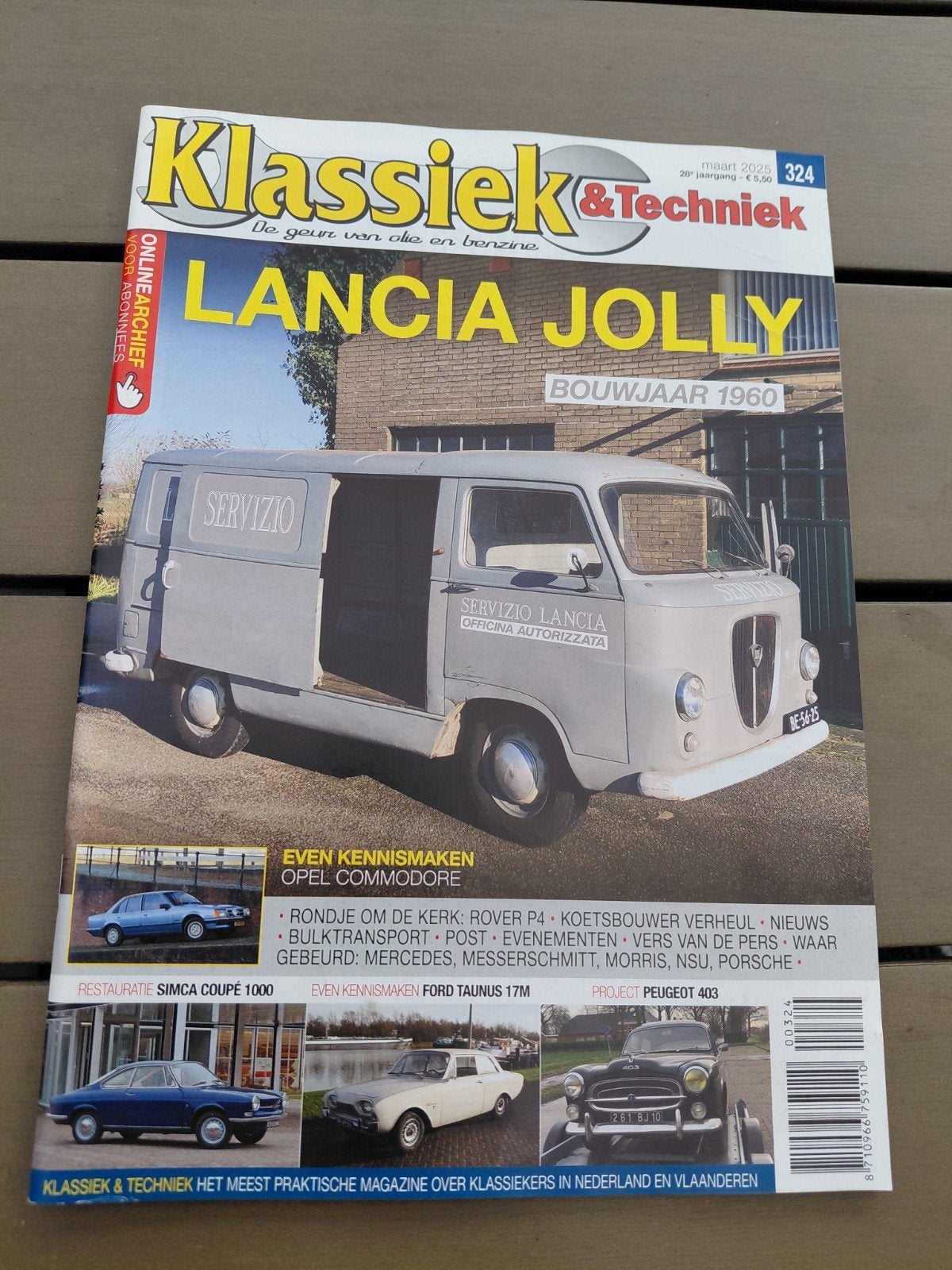 Klassiek & Techniek: Lancia Jolly Bouwjaar 1960, Algemeen, Diverse auteurs, Ophalen of Verzenden, Zo goed als nieuw