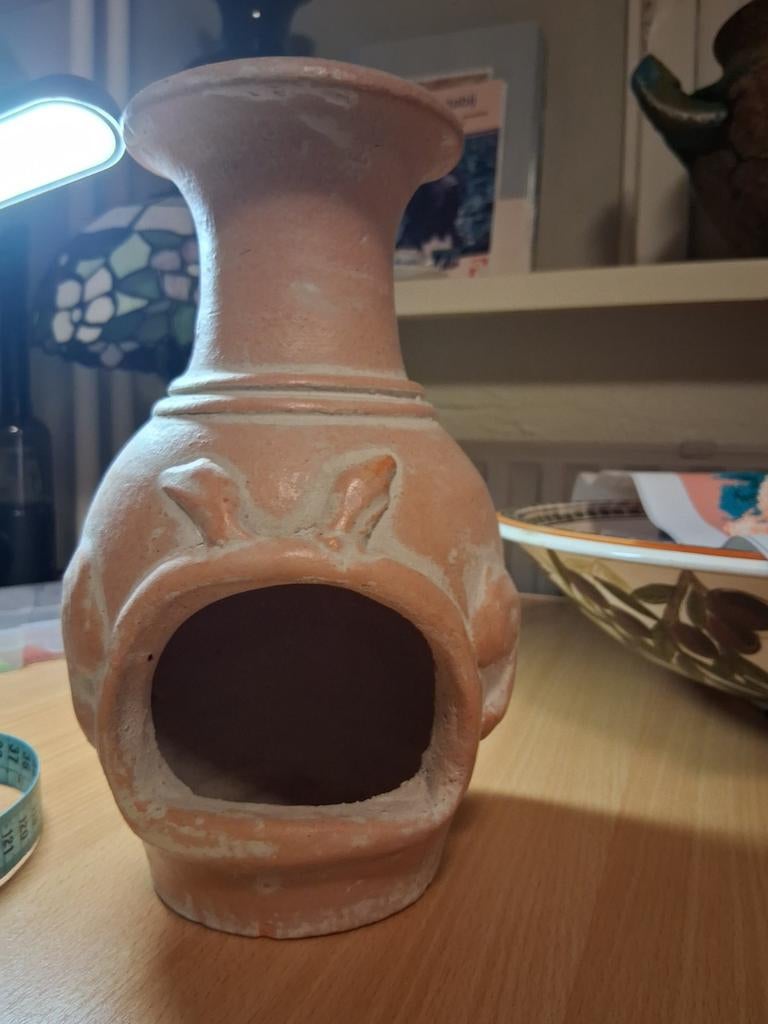 Mexicaans Aardewerk Mini Haardje - Decoratief, Verzamelen, Beelden en Beeldjes, Ophalen