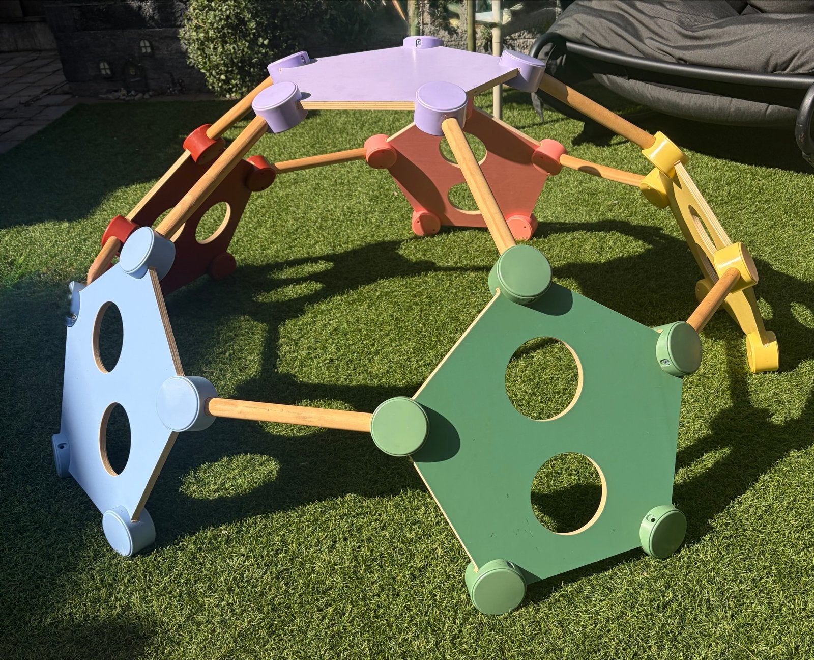 Klimtoestel voor kinderen - Kleurrijk en stevig, Ophalen of Verzenden, Zo goed als nieuw, Klimwand