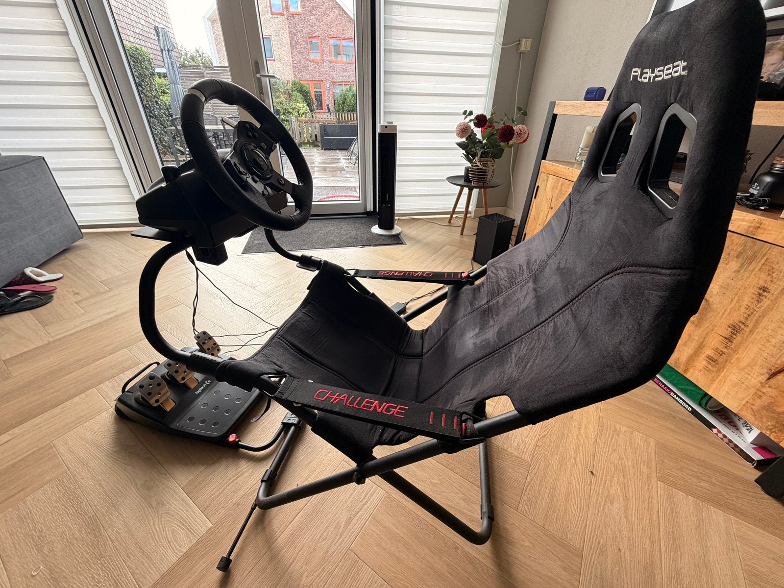 Playseat Challenge met Logitech G920 racestuur en pedalen, Ophalen, Gebruikt