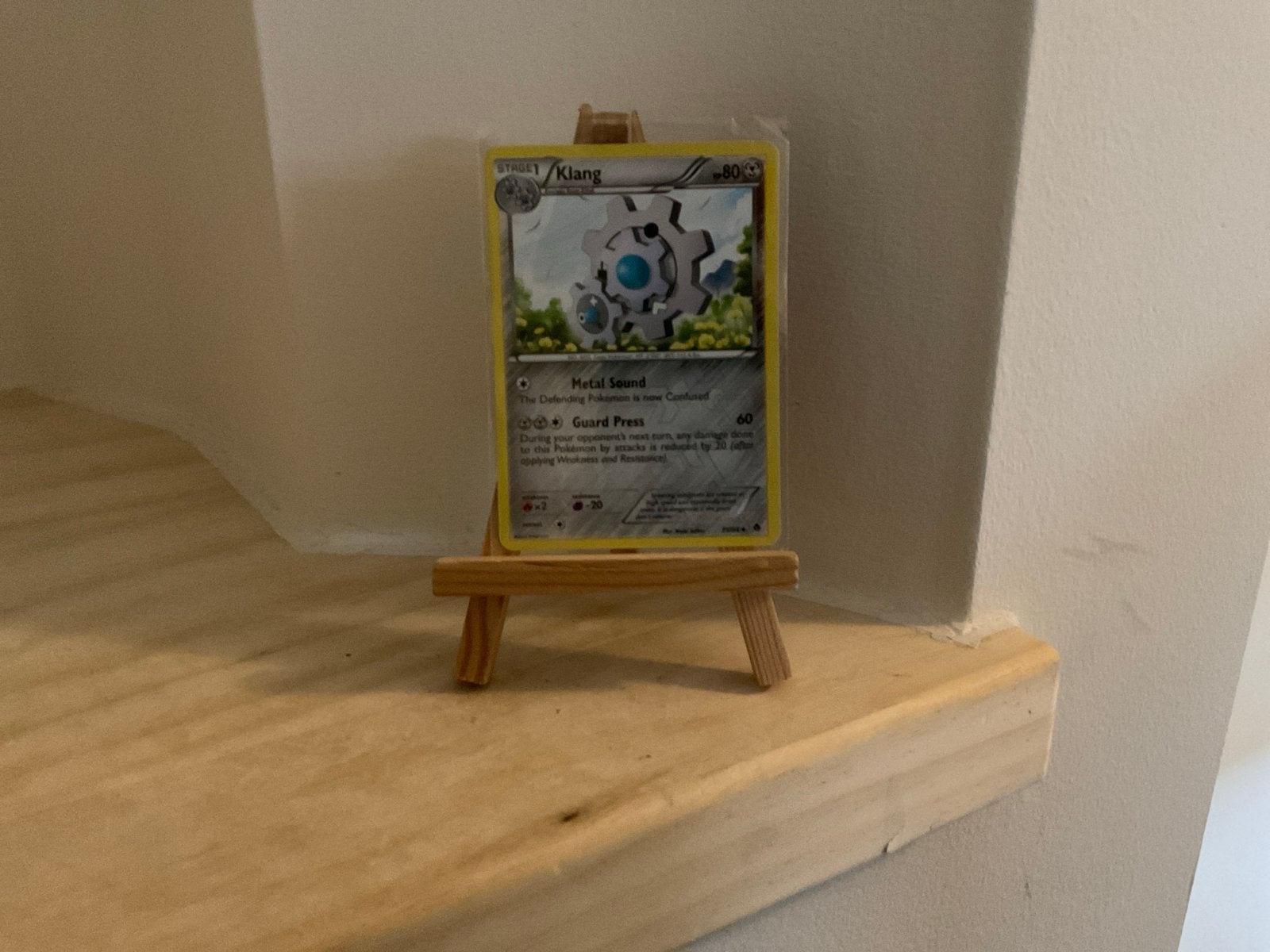 Klang Reverse Holo Pokémon Kaart - Bijna Nieuwstaat, Ophalen of Verzenden, Zo goed als nieuw, Losse kaart, Foil