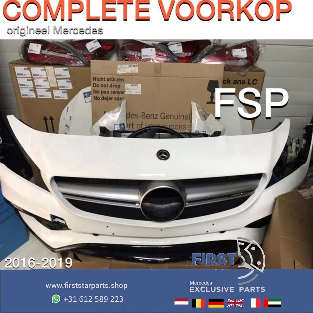 W117 X117 CLA 45 AMG FACELIFT VOORKOP WIT Mercedes 2016-2020, Auto-onderdelen, Gebruikt, -, Voor, Ophalen of Verzenden