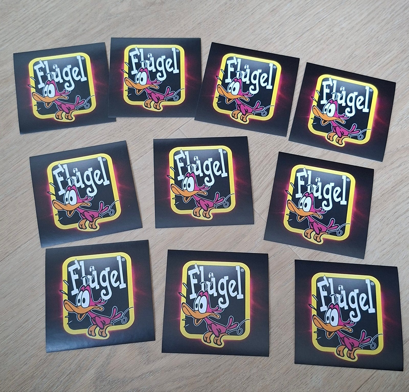 Flugel Stickers, Verzamelen, Ophalen of Verzenden