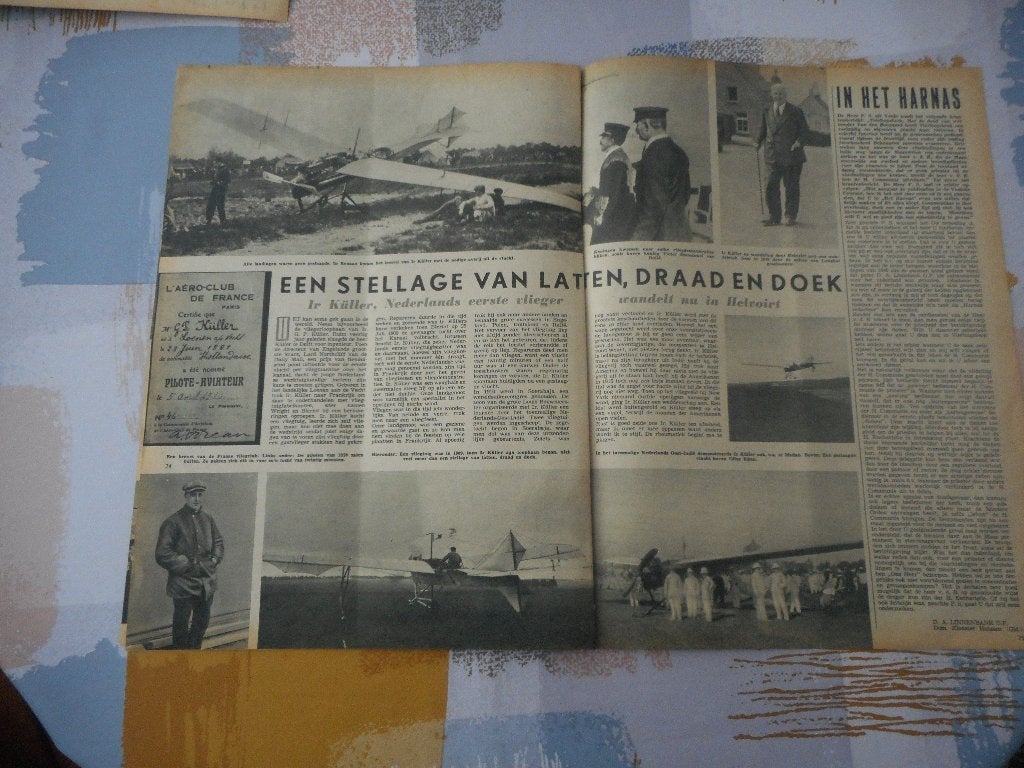 Helvoirt. Ir. Küller. Nederlandse eerste vlieger. 1952., Ophalen of Verzenden, Gebruikt, Overige typen