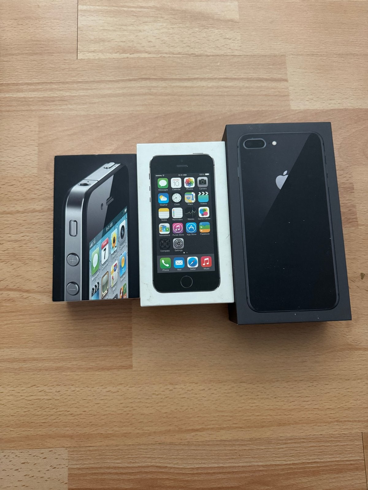 Apple iPhone 4, 5S en 7 Plus Doosjes, Gebruikt, 16 GB, Zwart, Ophalen of Verzenden