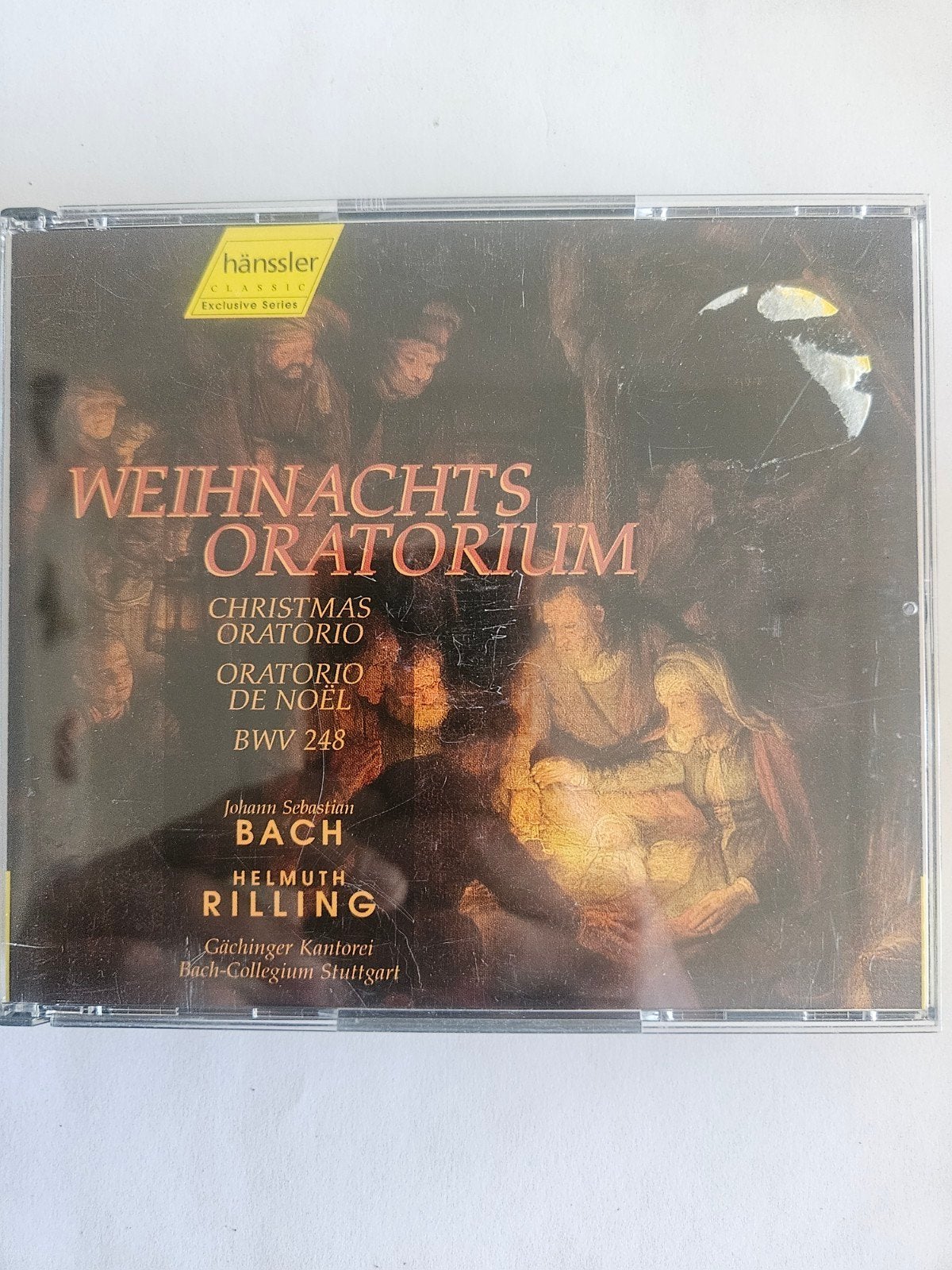Bach: Weihnachtsoratorium BWV 248 - Helmuth Rilling (3 CD), Boxset, Ophalen of Verzenden, Zo goed als nieuw, Inclusief boekje