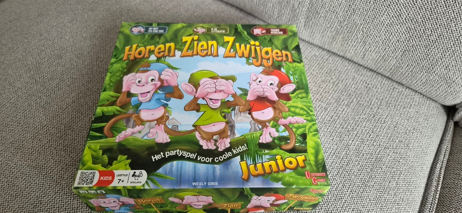 Horen Zien Zwijgen spel, Drie of vier spelers, Ophalen of Verzenden, Zo goed als nieuw, University Games