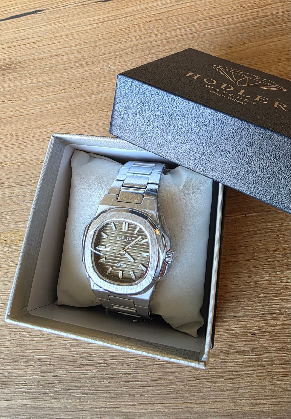 Hodler Thun, horloge, nieuw, Overige merken, Staal, Staal, Polshorloge