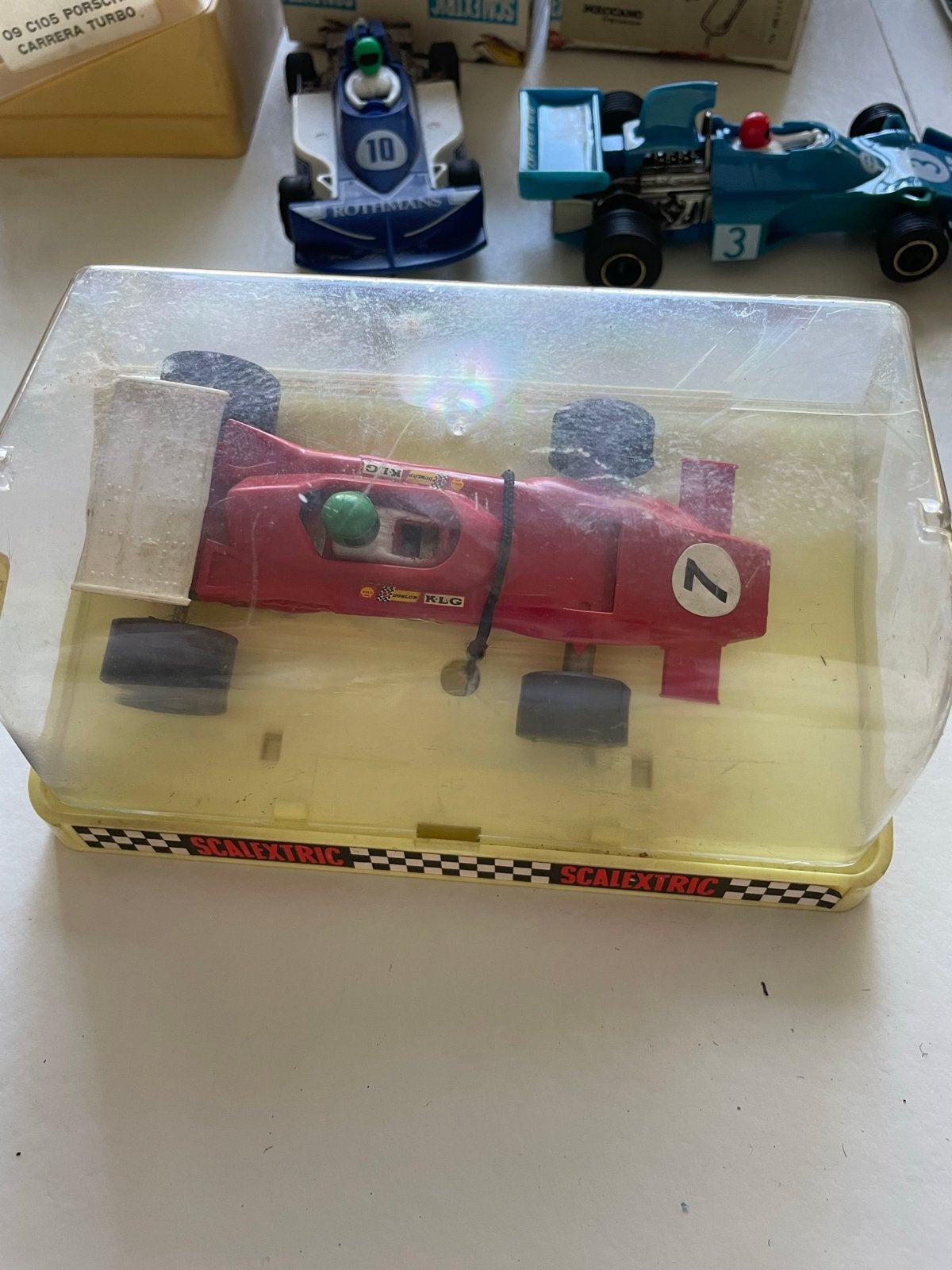 Vintage Scalextric C29 Ferrari 312 B2 –met origineel doosje, Ophalen of Verzenden, Gebruikt, Auto, Overige merken
