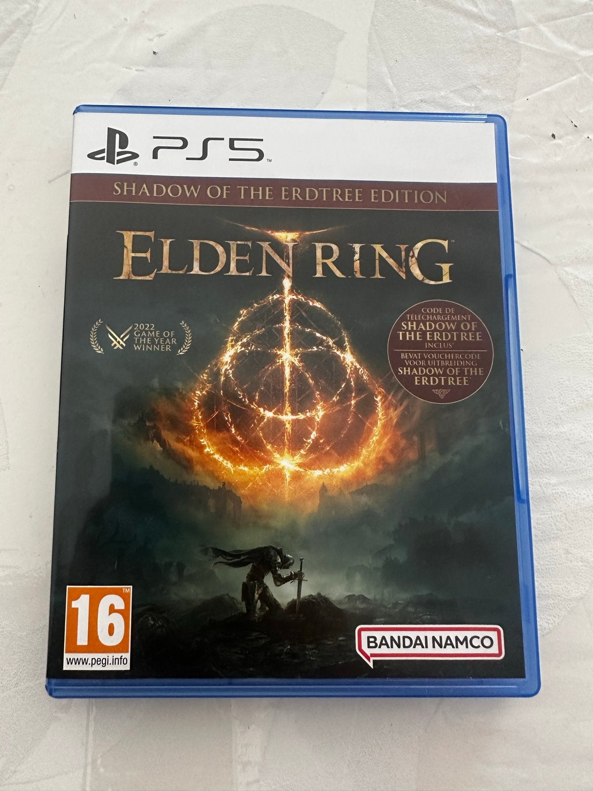 Elden Ring Shadow of Erdtree Edition PS5 (code ongebruikt), Ophalen, Online, 1 speler, Zo goed als nieuw