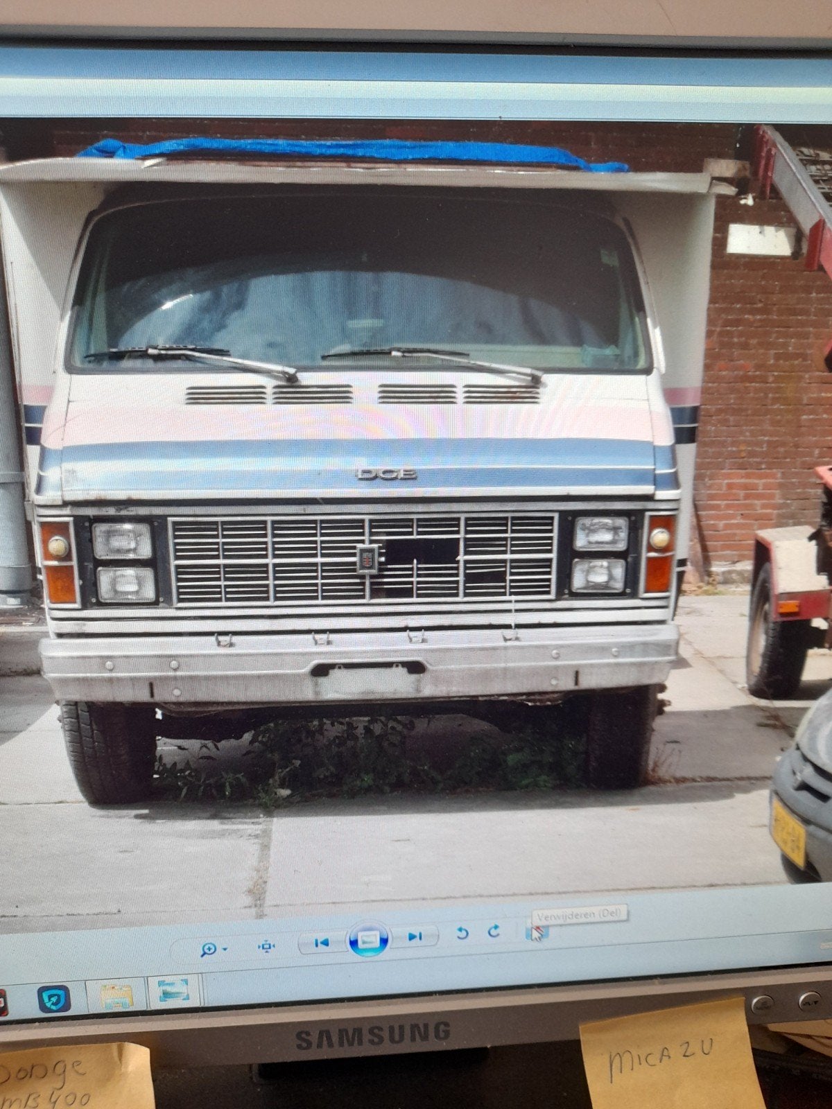 voor raam  dodge b250   .b400, Auto-onderdelen, Ophalen, Oldtimer onderdelen