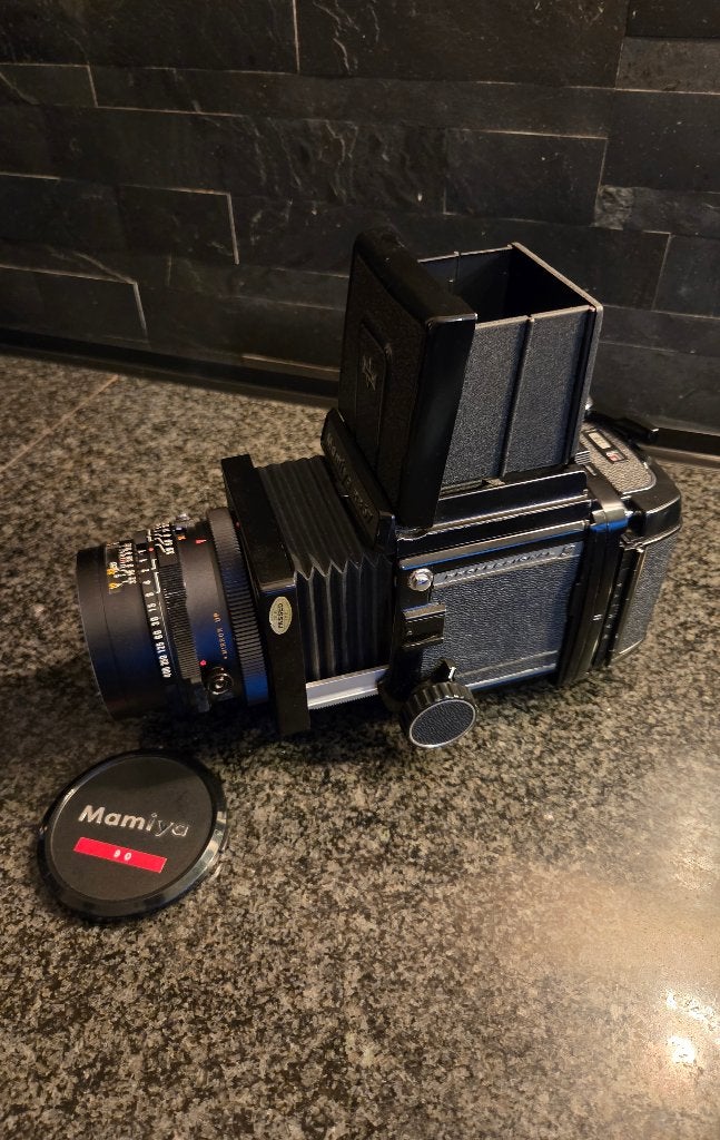 Zeldzame Mamiya RB67 Pro-S Hybride Set, Ophalen, Gebruikt, Spiegelreflex, Overige Merken