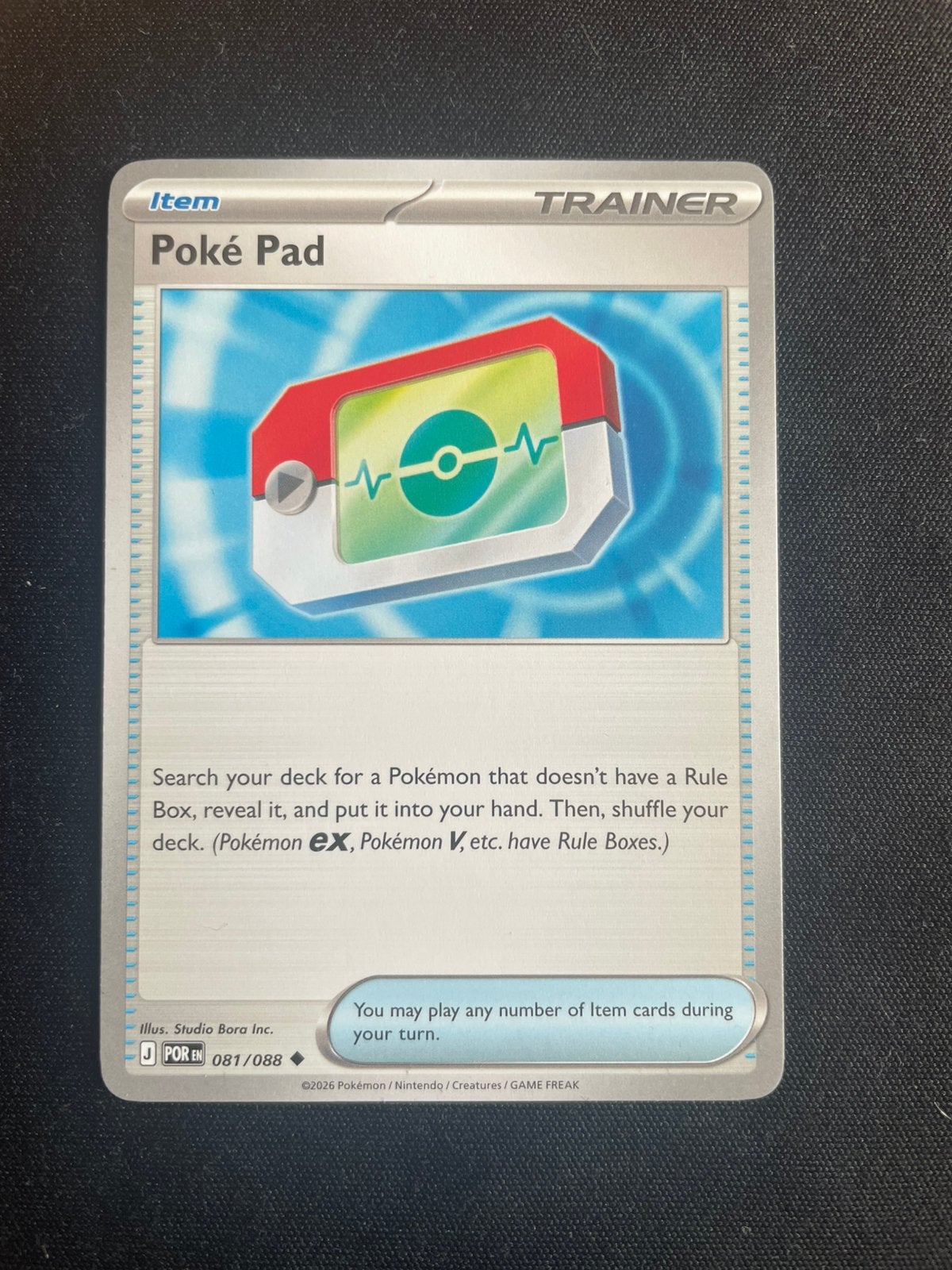 Pokémon Poké pad 081/088 Perfect Order, Ophalen of Verzenden, Nieuw, Losse kaart