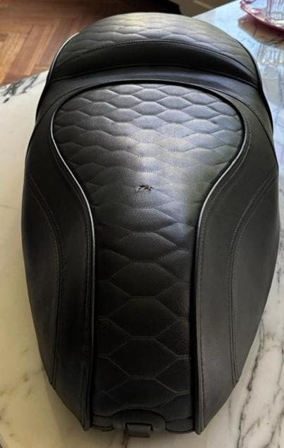 Vespa dup seat verhoogd luxe hoogwaardig waterproof leer, Ophalen of Verzenden, Gebruikt, Benzine, Overige modellen