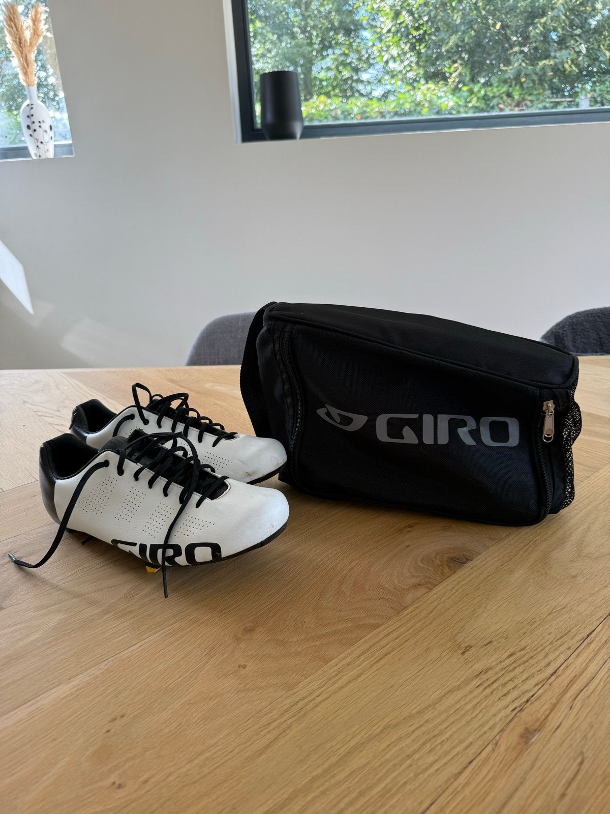 Giro fietsschoenen met tas, Gebruikt, Heren, Schoenen, Overige maten