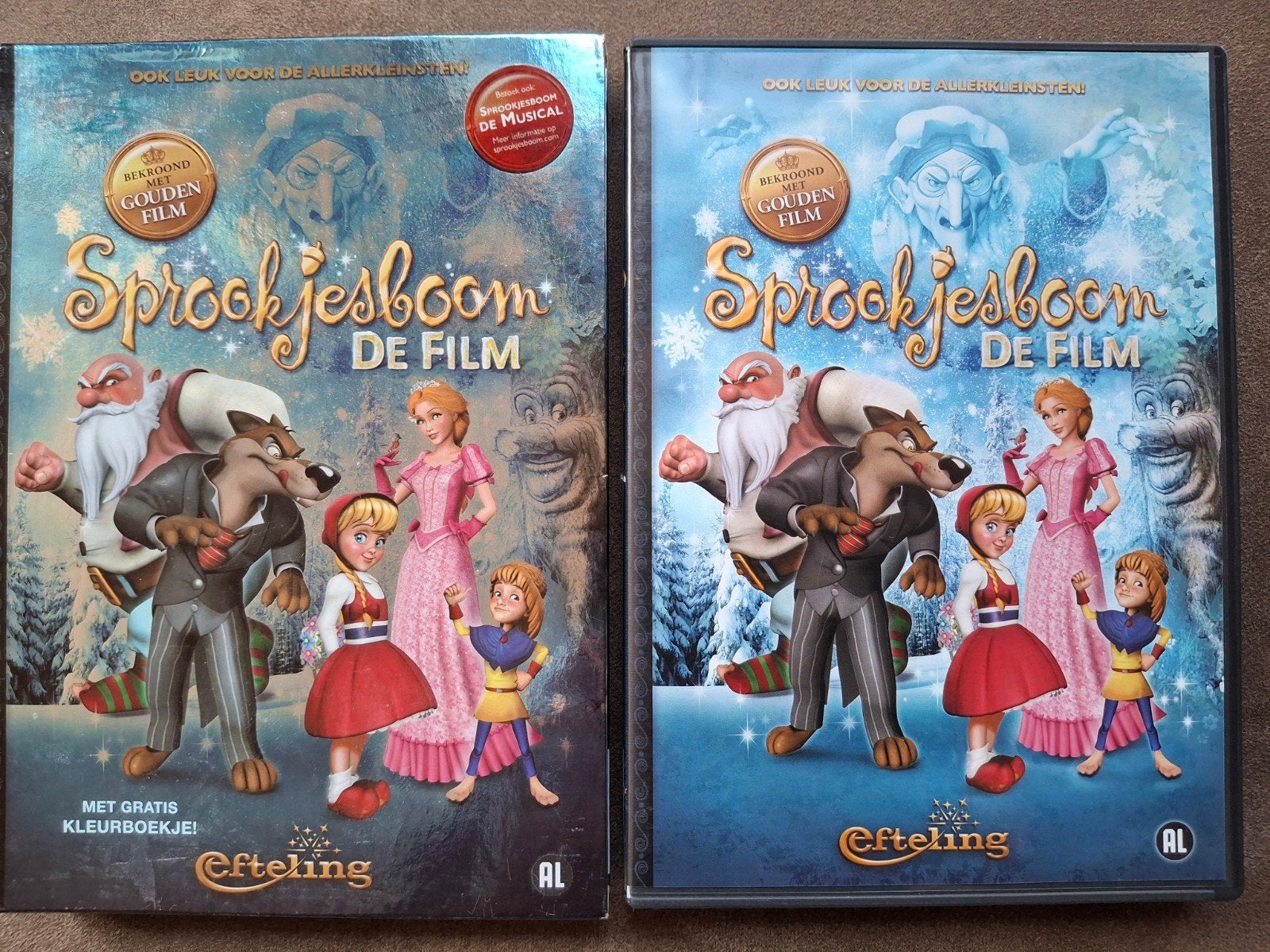 Dvd De Sprookjesboom  - De film - Efteling  (+ kleurboekje), Verzamelen, Efteling, Ophalen of Verzenden, Gebruikt