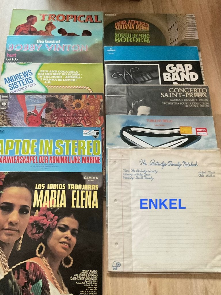 LP’s enkel, Ophalen, Gebruikt, 12 inch