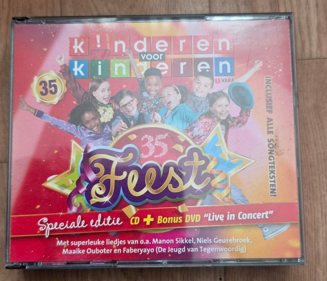Kinderen voor Kinderen 35 Feest (Cd & Dvd), Cd's en Dvd's, Ophalen of Verzenden, Zo goed als nieuw