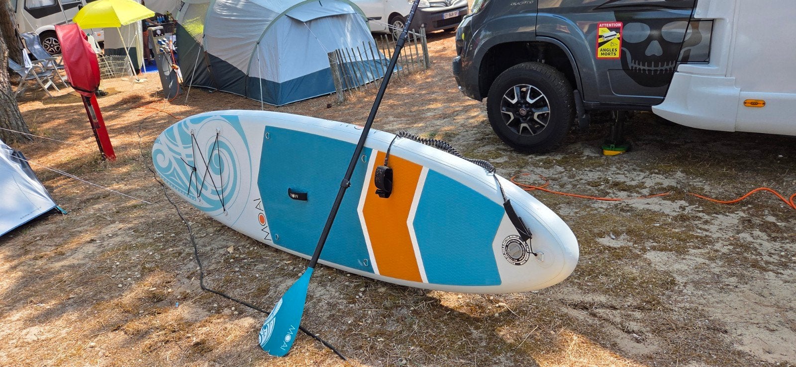 Zo goed als nieuwe MOAI SUP board 10'6 compleet, Watersport en Boten, Ophalen of Verzenden, Zo goed als nieuw, SUP-boards