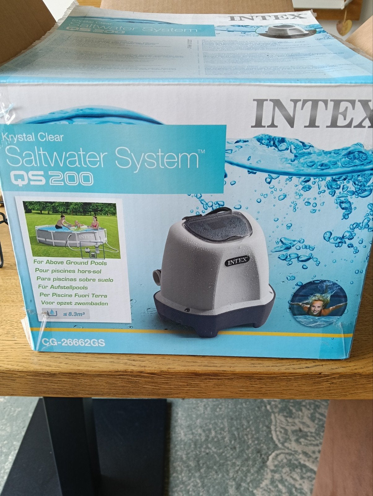 Intex Zoutwatersysteem QS 200 - Inclusief zout, Ophalen of Verzenden, Gebruikt, Filter