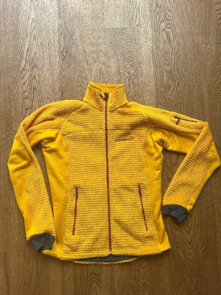 Norrona dames fleece Lofoten Warm2 maat S, Verzenden, Geel, Zo goed als nieuw, Maat 36 (S)