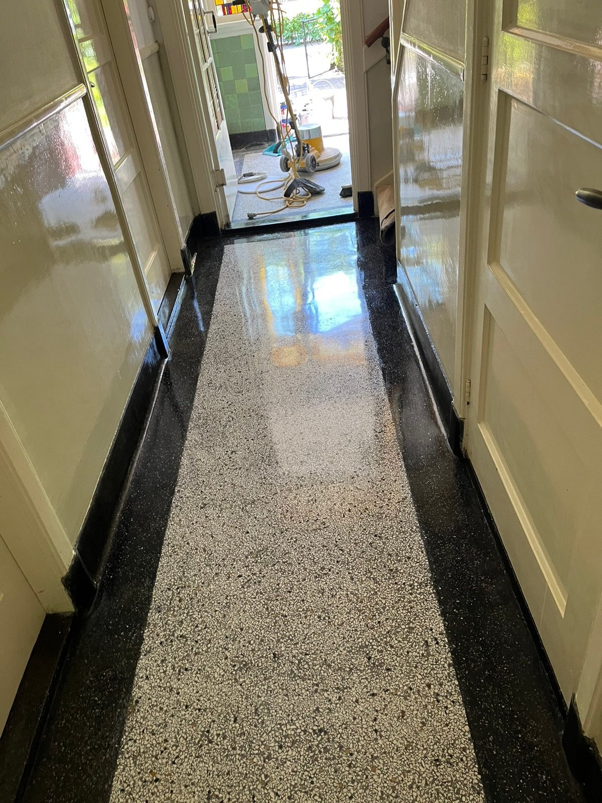 Renovatie polijsten terrazzo