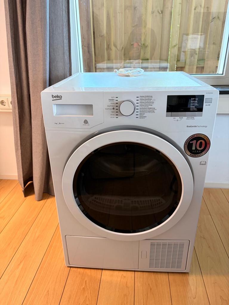 Beko DH7533 Warmtepompdroger - 7kg, Energiezuinig, Witgoed en Apparatuur, Wasdrogers, Ophalen, 6 tot 8 kg, Zo goed als nieuw, Voorlader
