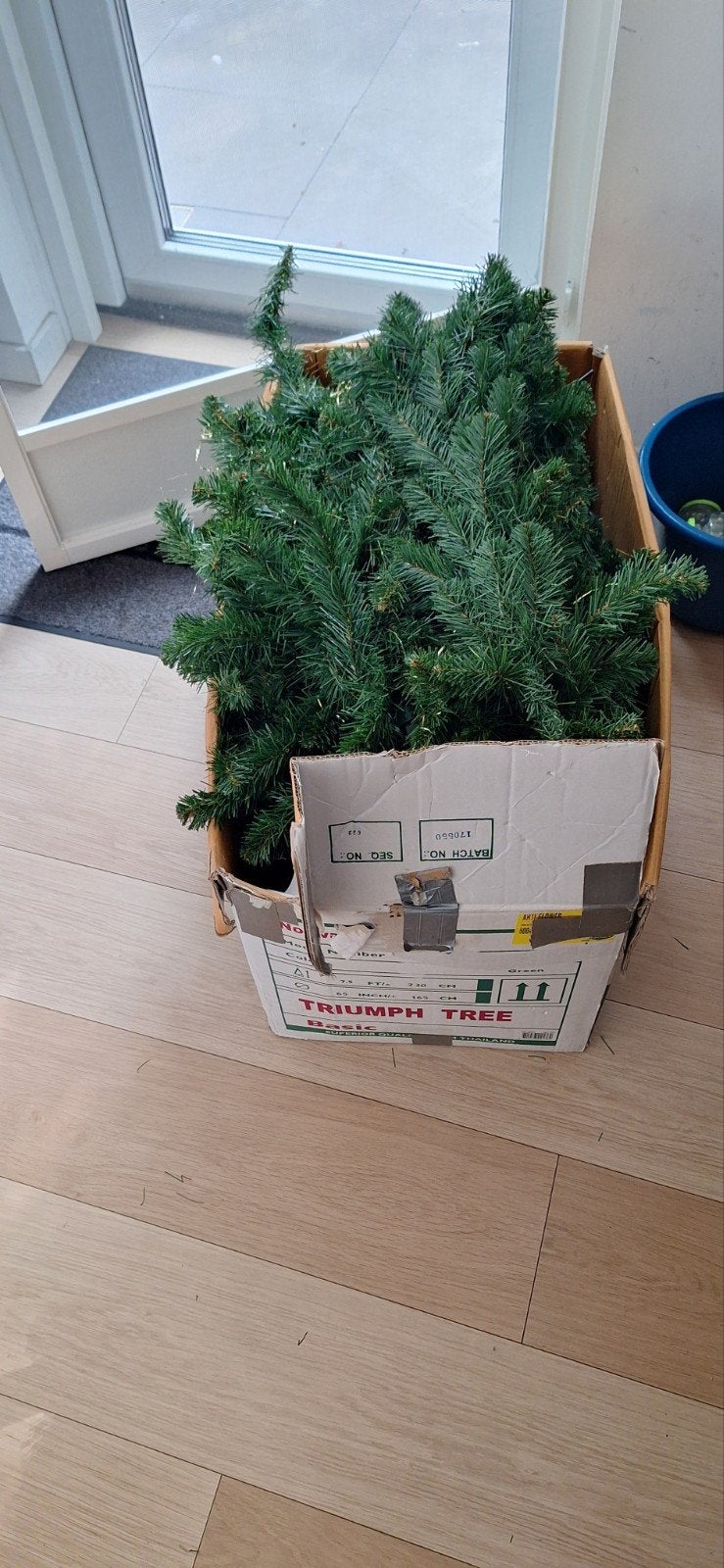 kunstkerstboom, Diversen, Ophalen, Gebruikt