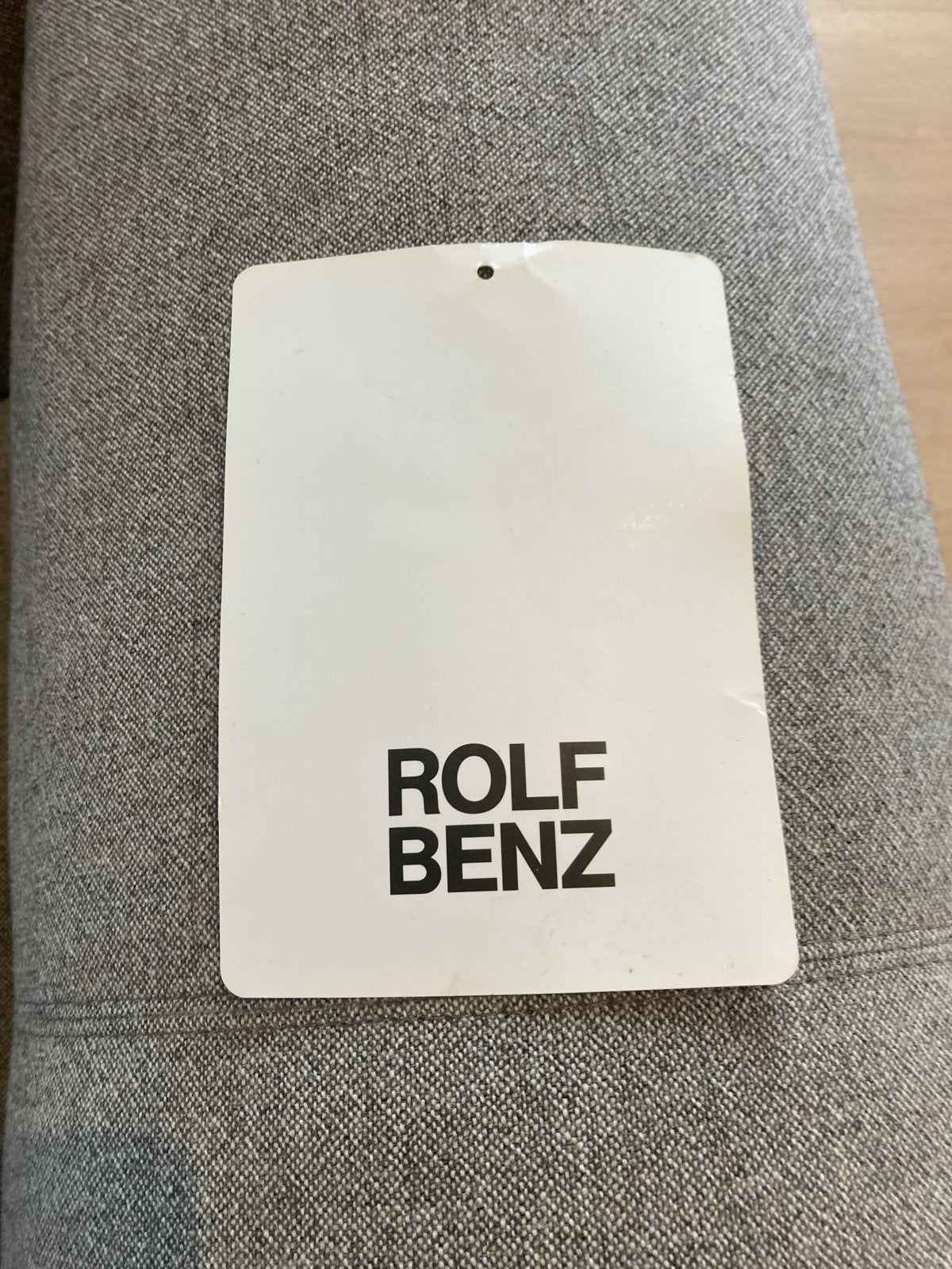 Rolf Benz 3-zitsbank - verstelbare rugleuning, Ophalen, Gebruikt, Driepersoons, Rechte bank