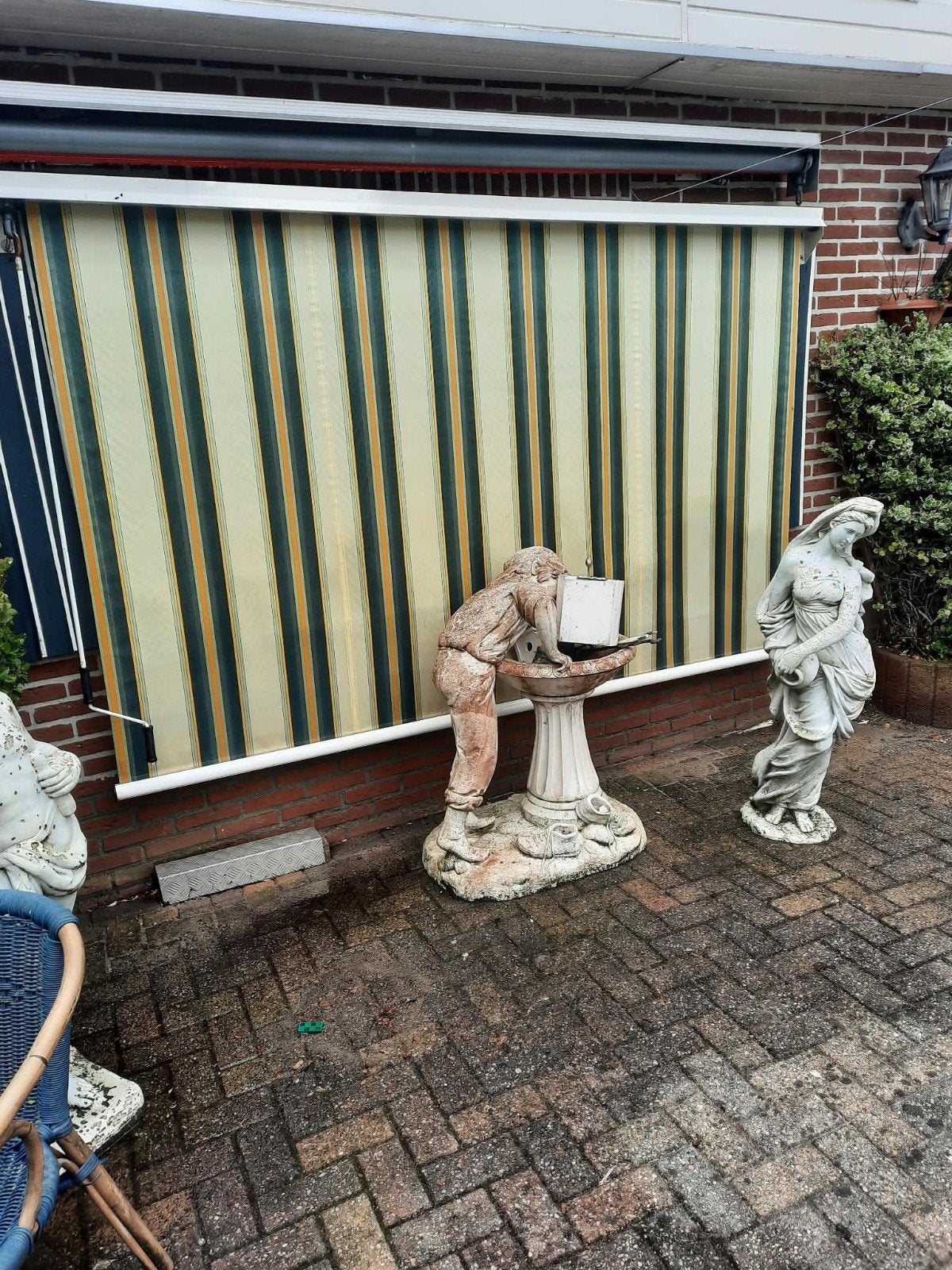 zonnescherm, Minder dan 150 cm, Ophalen