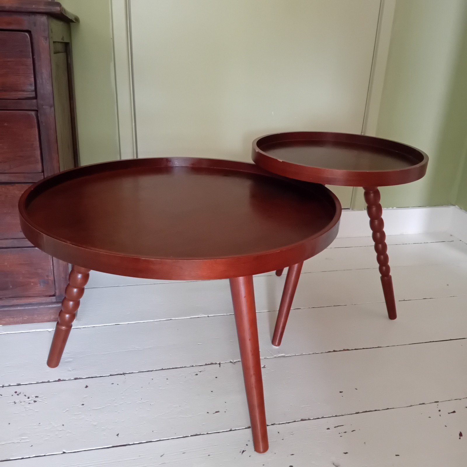 Dutch Bone Arabica Bijzettafels, Minder dan 55 cm, Gebruikt, Modern, Scandinavisch, Rond
