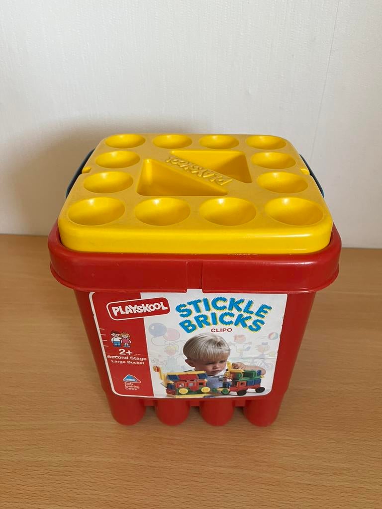 Playkool Clipo noppers constructiebox voor kids vanaf 2,5 j, Ophalen, Zo goed als nieuw