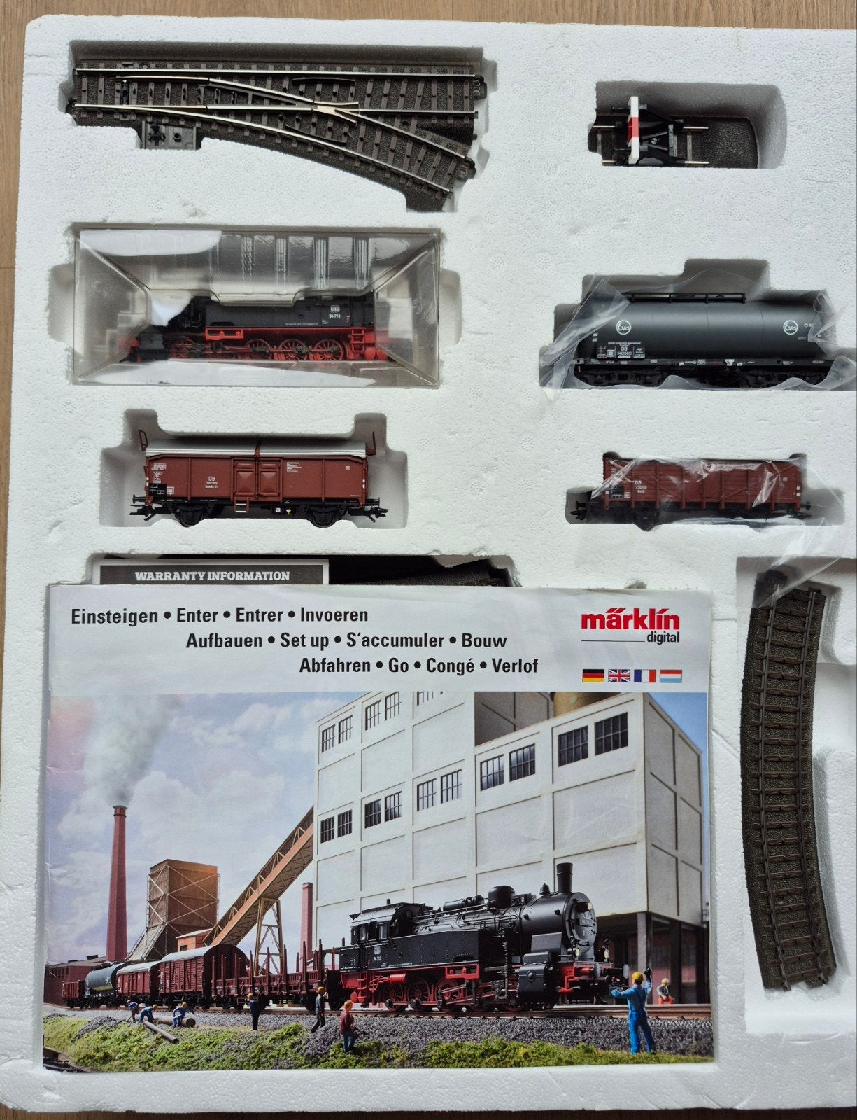 Märklin 29721 MFX Full sound starterset. BR94 wagons rails, Wisselstroom, Treinset, Ophalen of Verzenden, Zo goed als nieuw