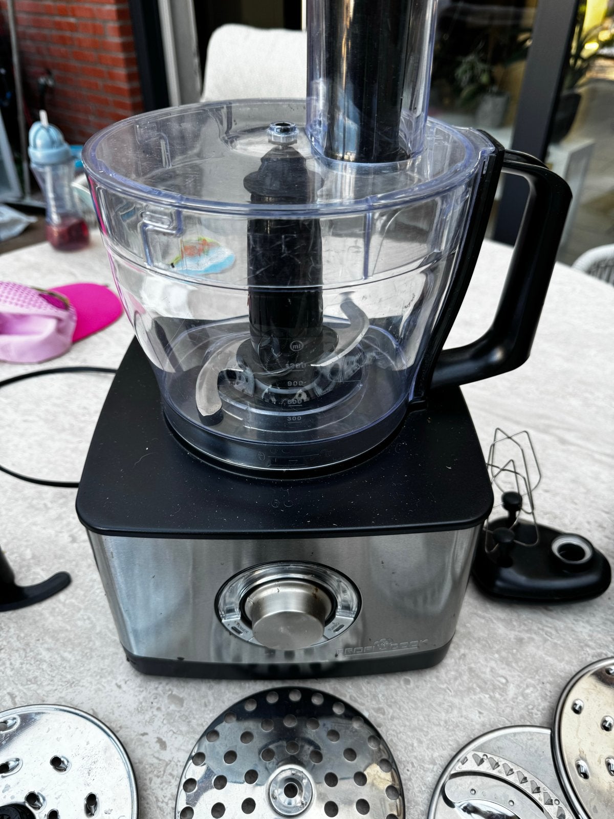 Profi Cook Keukenmachine met diverse accessoires, Ophalen, Gebruikt, 3 snelheden of meer, 2 tot 3 liter