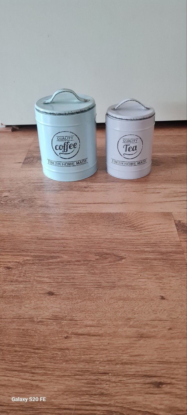 koffiebus en theebus voorraadbus per stuk €7,50, Voorraadpot, Ophalen of Verzenden, Zo goed als nieuw, Meerkleurig